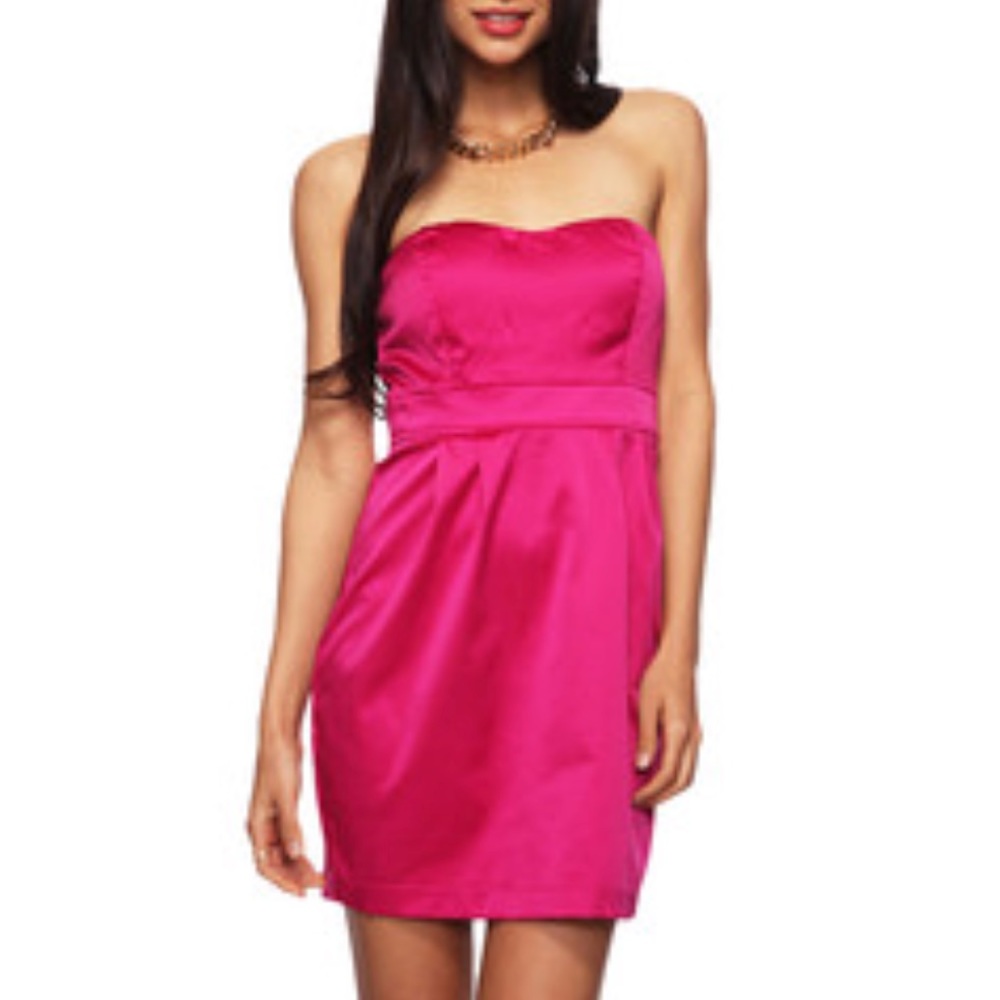 Forever 21 magenta mini dress